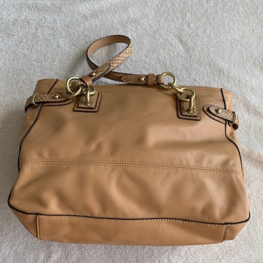 Coach Colette Leather Carryall Purse - Picture 4 of 7